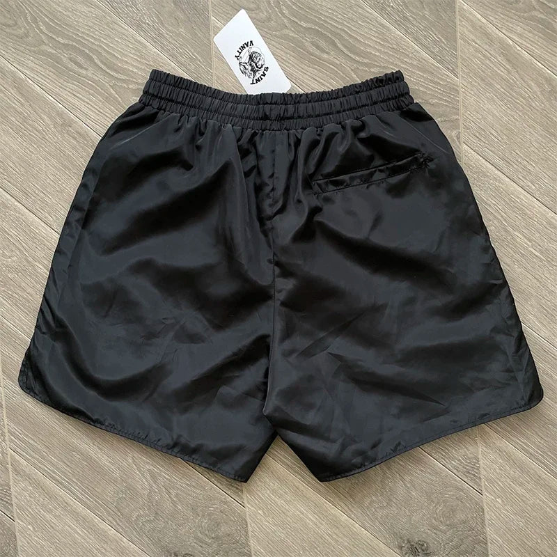 The same embroidered breasted casual sports shorts from SAINT VANITY ins