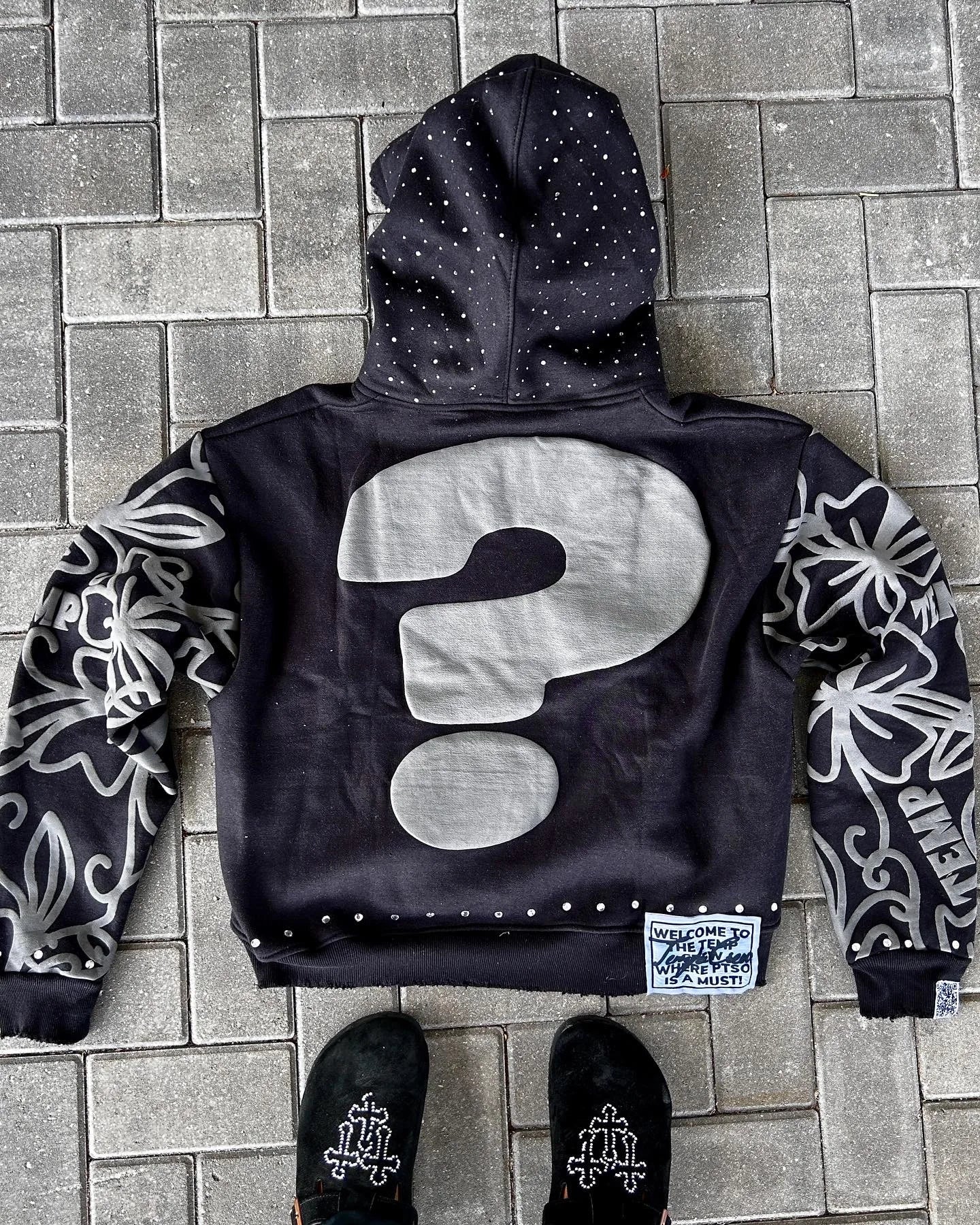 Y2K Zip Hoodie New American Hip Hop Trend Fashion Alphabet Design Vintage Hooded Long Sleeve Sports Hood Men Women Street Wear