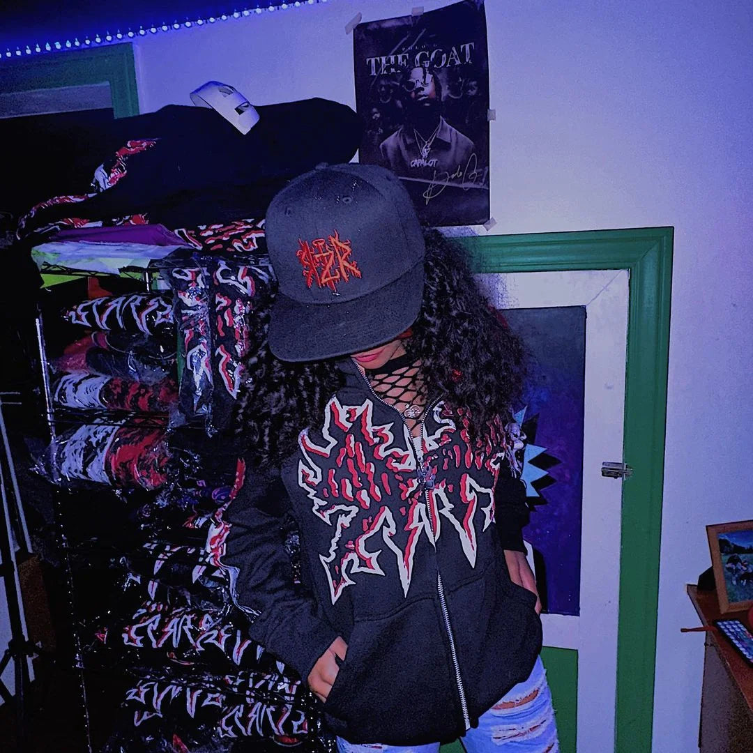 Y2K Women's Men's Hoodies Clothing Long Sleeve Pullover Zip Sweatshirt Streewear Oversize Halloween tops Hooded Shirt anime kpop