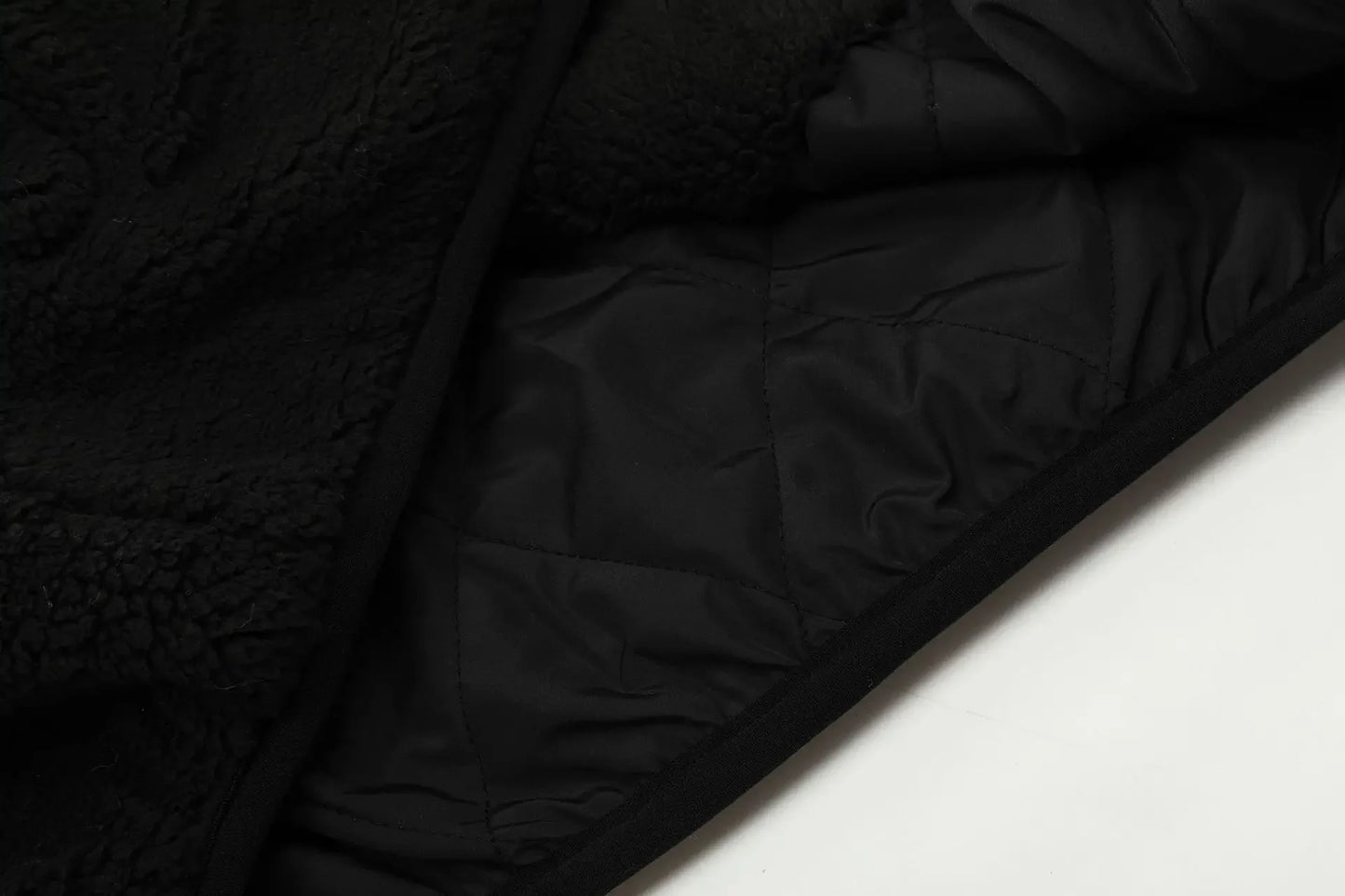 Y2K Retro Spliced Embroidered Cotton Coat Winter Warm American Loose 2024 Stand Collar Contrast Color Men's Top