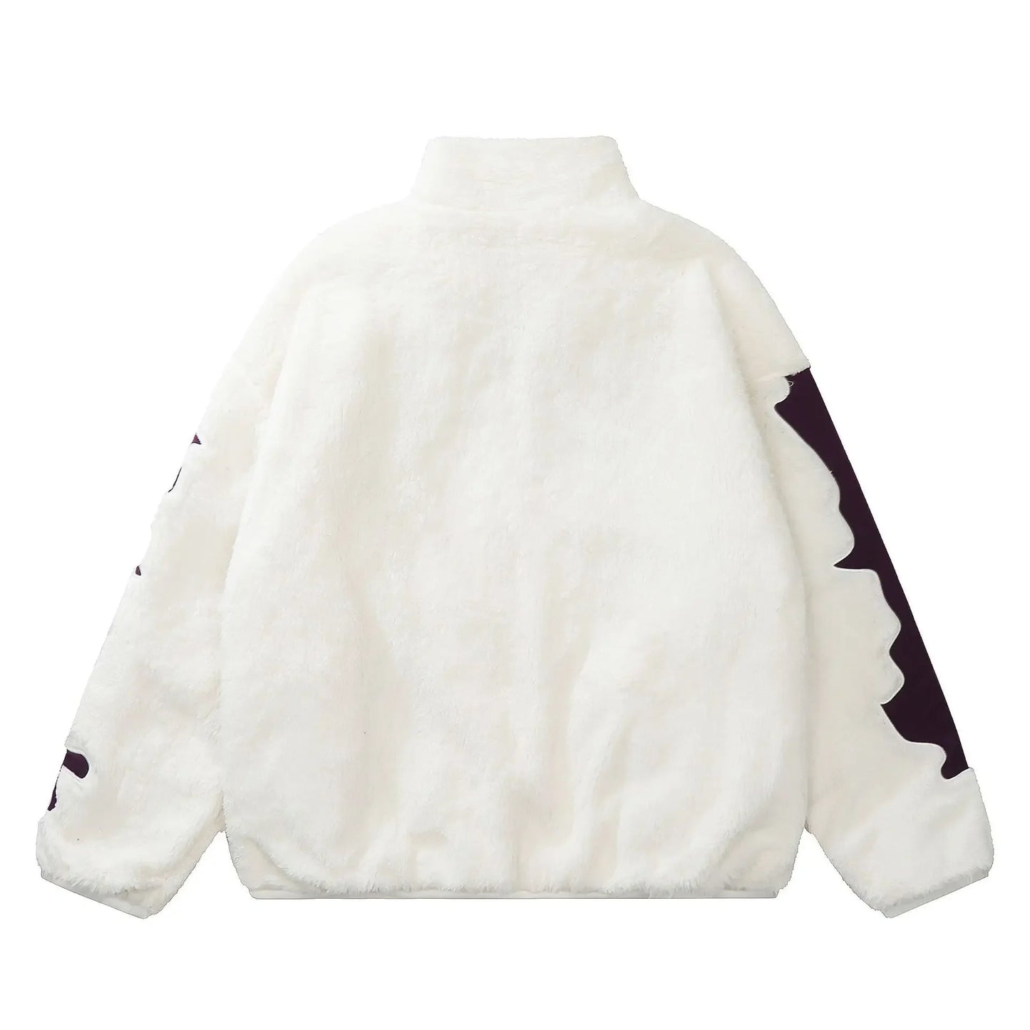 Y2K Retro Spliced Embroidered Cotton Coat Winter Warm American Loose 2024 Stand Collar Contrast Color Men's Top