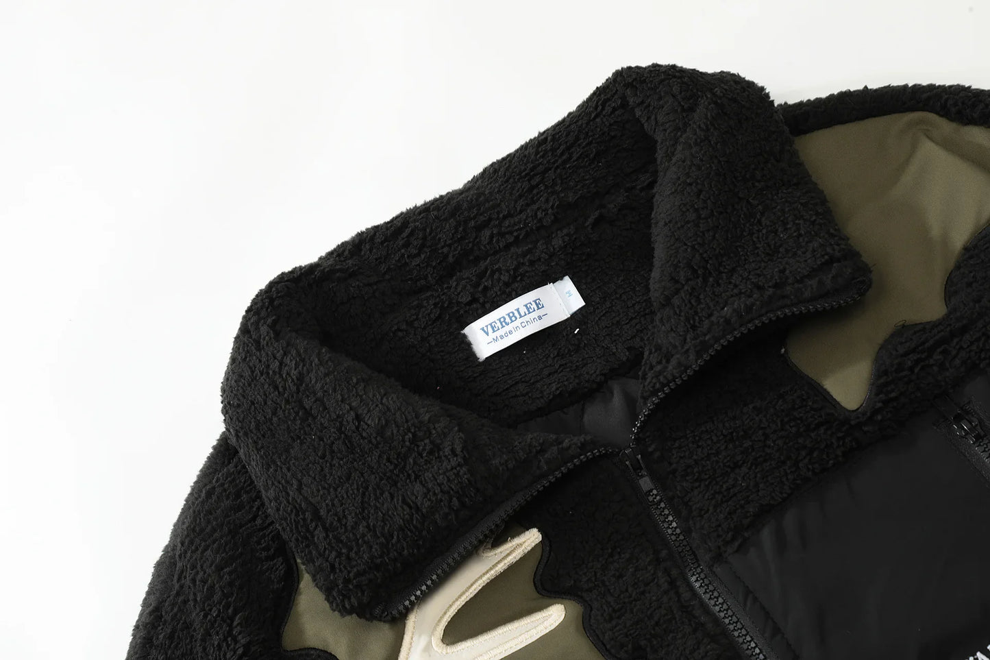 Y2K Retro Spliced Embroidered Cotton Coat Winter Warm American Loose 2024 Stand Collar Contrast Color Men's Top