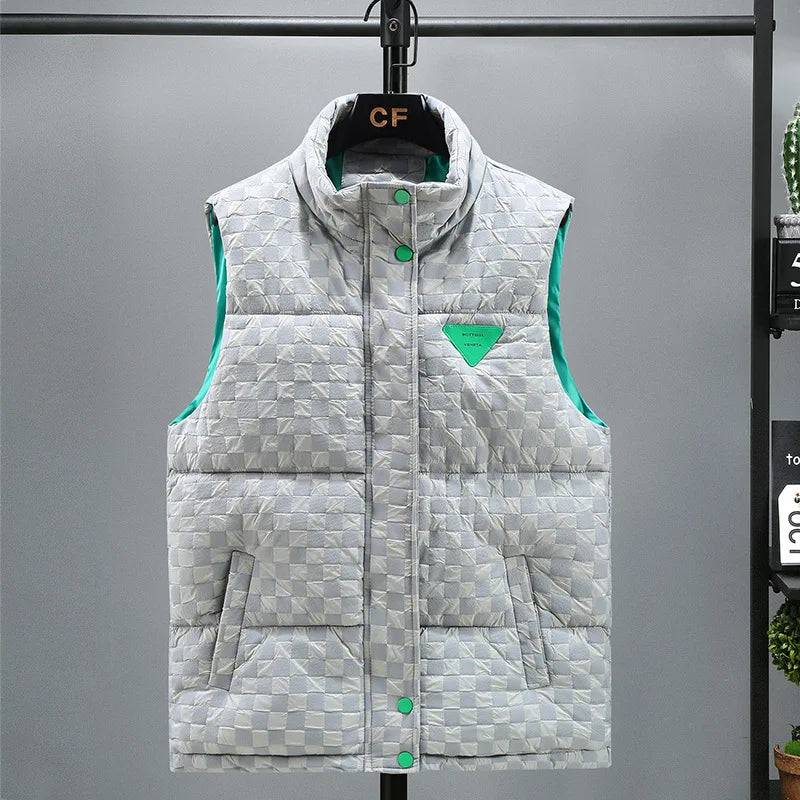 5XL Men's Vest Jacket Winter Warm Sleeveless Men Jacket Fashion Casual Vest Men Autumn Thicken Waistcoat