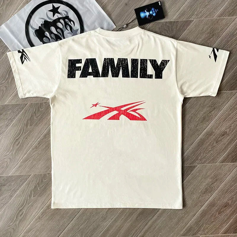 HS11 HS77 PATH TO PARADISE Family Tee Washable cotton short-sleeved T-shirt