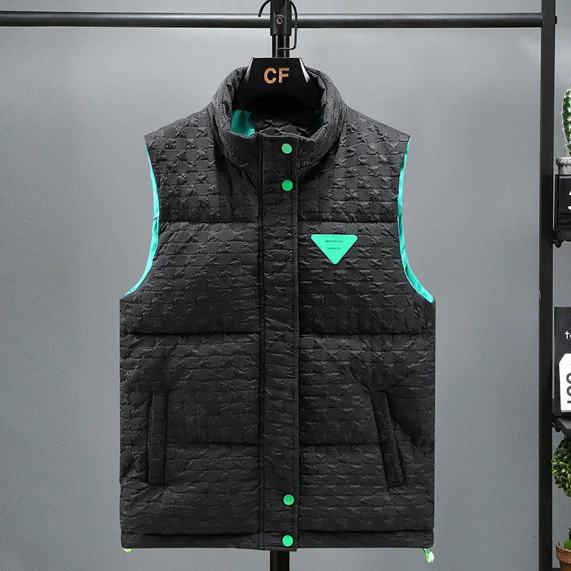 5XL Men's Vest Jacket Winter Warm Sleeveless Men Jacket Fashion Casual Vest Men Autumn Thicken Waistcoat